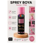 Pembe Sprey Boya 200 Ml 1 Adet Südor Hızlı Kuruyan Renkli Profesyonel Canlı Renk Ahşap Plastik Demir Metal Porselen Cam
