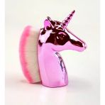 Pembe Unicorn Manikür Toz Fırçası Allık Ve Makyaj Fırçası