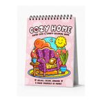 Pembe Yayınevi Cozy Home Boyama Kitabı - Yetişkinler İçin Rahatlatıcı Boyama Kitabı - Mandala Boyama Kitabı