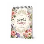 Pembe Yayınevi Mandala Boyama Kitabı - Yetişkinler İçin Rahatlatıcı Boyama Sayfaları - Çiçekli Bahçe