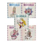 Pembe Yayınevi Mandala Boyama Kitabı - Yetişkinler İçin Stres Önleyen 5 Kitap