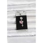 Pembe Zirkon Taşlı Model Göbek Piercing - EBJ260516W42322 PR1408