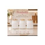 Pembelia Life 3’lü Porselen 750ml Çay Şeker Kahve Kavanozu Bakliyat Saklama Kabı Kavanoz Seti