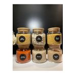 Pembelia Life 6'lı Etiketli Bambu Vakumlu Kapaklı Cam 500ml Kavanoz Seti Bakliyat Baharat Kavanoz Takımı