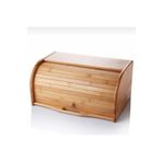 Pembelia Life Bambu Açılır Kapanır Kapaklı Ekmek Kutusu Ekmeklik Ekmek Dolabı 38x19cm