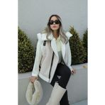 Pembenokta Moda PELUŞLU SÜET YELEK