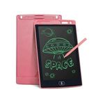 Pemendo 12" Büyük Boy Dijital Çocuk Yazı Tahtası Lcd Grafik Çizim Tableti pembe