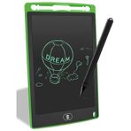 Pemendo 12" Büyük Boy Dijital Çocuk Yazı Tahtası Lcd Grafik Çizim Tableti yesil