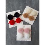 Pempem Bandana Kız Bebek Peluş Ponpon Bant 8'li Set - 0 - 2 Yaş - Renkli