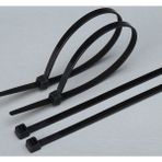 Pemsan (100 Adet) 38cm x 8mm Plastik Cırt Kelepçe (Kablo Bağı) Siyah EAN:2060218021844