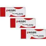 Penac Silgi Kırmızı Büyük 3'lü Paket