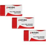 Penac Silgi Kırmızı Orta Boy 3'lü Paket