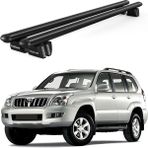 Pençe Toyota Land Cruiser 120 (2002-2009) Uyumlu Siyah Ara Atkı Port Bagaj Tavan Barı