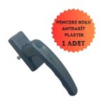 Pencere Kolu Pvc / Plastik - Antrasit - 1 Adet