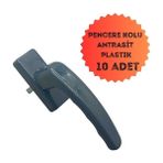 Pencere Kolu Pvc / Plastik - Antrasit - 10 Adet
