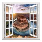 Pencere Poster Duvar Kağıdı Grand Kanyon Yapışkanlı Sticker