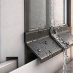 Pencere yağmur durdurucu, kendinden yapışkanlı yağmur deflektörü, pencere için, bükülebilir kauçuk conta, 2,5 m (8,2 fit) su bariyeri şeritleri, dış mekan pencereleri için yağmur koruması, uzun ömürlü