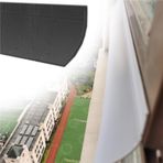 Pencere Yağmurluğu, Dış Mekan Kapı ve Pencere için Kendinden Yapışkanlı Damlamaz Deflektör Şeridi, 9 Parça Set (Genişlik 9,1 cm) - Dış Mekan Su Geçirmez Yağmur Koruması