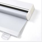 Pencereler için karartma kablosuz perdeler geri çekilebilir stor perdeler %100 UV direnci/gizlilik koruması ışık filtreleme perdeleri (55/75/90/120 cm beyaz) G × H-130×175cm/129,5 x 69 inç