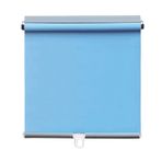 Pencereler için Karartma Stor Perde Oda Karartma Termal Panjurlar Kolay Kurulum ile Geçici Güneşlik Perdeleri Gizlilik için Mavi 85 x 150 cm
