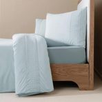 Penelope Juana Serisi 240x220 cm Mavi Pamuk Percale Nevresim Seti