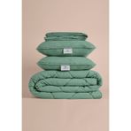 Penelope Microfiber Kumaş Çift Kişilik Yeşil Yastık Yorgan Seti - Colors in Comfort