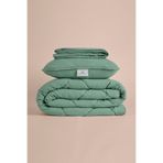 Penelope Microfiber Kumaş Tek Kişilik Yeşil Yastık Yorgan Seti - Colors In Comfort