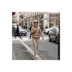 Penelope%100 Kaz Tüyü Fiora Kadın Kısa Mont, Bej, S Beden