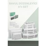 PENEX 6'lı Set Bavul Içi Düzenleyici, Bavul Organizer, Valiz Düzenleyici Hurç
