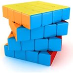 Pengfu Shop 4X4X4 Küp Stili Moyu Meilong Sihirli Küp Stickerless 2x2 3x3 4x4 5x5 6x6 7x7 8x8 9x9 Megaminx Hız Bulmaca Küpleri Oyuncaklar Hediye (Yurt Dışından) - Renkli