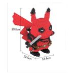 Pengfu Shop 7079-KUTU Yok Tarzı Pokemon Yapı Taşları Uyumlu Karikatür Poke Anime Topu Pikachued Diamond Mini Yapı Taşları Pokemon Tuğla Oyuncak Oyunu (Yurt Dışından)