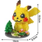 Pengfu Shop 7122 Kutu Stili Yok Pokemon Yapı Taşları Uyumlu Karikatür Poke Anime Topu Pikachued Diamond Mini Yapı Taşları Pokemon Tuğla Oyuncak Oyunu (Yurt Dışından)