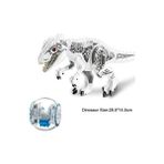 Pengfu Shop 77011-2 Kutu Stili Yok Dinozorlar T Rex Tracker Juraets Modeli Yapı Kitleri Blokları Beyaz Indominus Dino Ark Dünya Koparma Tuğla Oyuncaklar (Yurt Dışından)