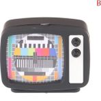 Pengfu Shop B Tarzı Yeni :12 Ölçekli Dollhouse Minyatür Düz Ekran Tv Resimli Televizyon Bebek Evi Mobilya Aksesuarları Oyuncak (Yurt Dışından) - Renkli