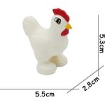 Pengfu Shop Beyaz Tavuk Stili Büyük Boy Dıy Parçaları Yapı Taşları Uyumlu Tuğlalar Hayvan Hayvanat Bahçesi Aksesuarları Figürleri Maymun Köpek Aslan Geyik Oyuncakları Çocuklar Için Hediyeler (Yurt Dışından)