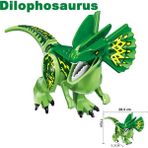 Pengfu Shop Büyük Dilophosaurus Stili Jurassic World 2 Yapı Taşları Dinozorlar Figürler Tuğlalar Tyrannosaurus Indominus I-Rex Araya Çocuk Oyuncakları Noel (Yurt Dışından)