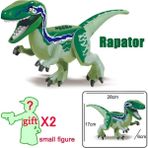 Pengfu Shop Büyük Raptor Stili 2021 Jurassic Dinozor Figürü Yapı Taşı Oyuncak Dino T-Rex Indoraptor Tyrannosaurus Rex Jiroskop Animal World Park Modeli Tuğla (Yurt Dışından)