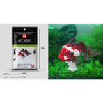 Pengfu Shop C14 Stili 1 Adet Hayvan Modeli Figürleri Mini Bloklar 3D Geyik Ayı Köpek Kedi Kartal Yapı Tuğlası Eğitici Oyuncak Çocuklar Için Doğum Günü Hediyesi Kız (Yurt Dışından)