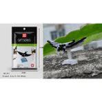 Pengfu Shop C21 Stili 1 Adet Hayvan Modeli Figürleri Mini Bloklar 3D Geyik Ayı Köpek Kedi Kartal Yapı Tuğlası Eğitici Oyuncak Çocuklar Için Doğum Günü Hediyesi Kız (Yurt Dışından)