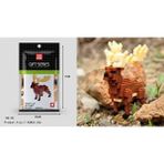 Pengfu Shop C8 Stili 1 Adet Hayvan Modeli Figürleri Mini Bloklar 3D Geyik Ayı Köpek Kedi Kartal Yapı Tuğlası Eğitici Oyuncak Çocuklar Için Doğum Günü Hediyesi Kız (Yurt Dışından)