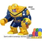 Pengfu Shop DG0183 Stili Büyük Decool Thanos Büyük Anti Venom Isyan Katliam Yeşil Fener Hulk Buster Goblin Şey Yapı Taşı Çocuklar Için Oyuncak Rakamlar (Yurt Dışından)