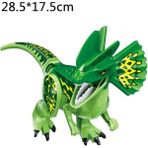 Pengfu Shop Dinozor 5 Tarzı Jurassic Dinozor Dünya Serisi Yapı Taşları Dino Park Velociraptor T-Rex Triceratops Indominus Rex Büyük Figürler Tuğla Oyuncaklar (Yurt Dışından)