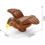Pengfu Shop Kartal Tarzı Büyük Boy Yapı Taşları Hayvanlar Aksesuarları Çiftlik Hayvanat Bahçesi Deve Kanguru Kedi Aslan Koala Flamingo Çocuklar Için Eğitici Oyuncaklar Hediyeler (Yurt Dışından)