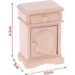 Pengfu Shop Kumral Tarzı 1 Adet Minyatür Depolama Raf Dolabı Banyo Liveroom Yatak Odası Mutfak Mobilyası Kitleri Ev ve Yaşam Için Ale Dollhouse (Yurt Dışından) - Renkli