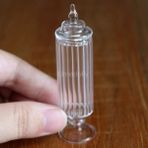 Pengfu Shop Mavi Stil Laale Minyatür Dollhouse Cam Şeker Kavanozu Barbie Bebek Oyna Pretend Bebek Mutfak Mini Kurabiye Gıda Oyuncak Aksesuarları (Yurt Dışından) - Renkli