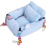 Pengfu Shop Mavi Stil S Beden Kolay Yıkama Peluş Meyve Desen Renkli Zincir Hamster Hamak Kafesi Kemirgenler Küçük Evcil Hayvan Aksesuarları Ev Gine Domuz Gelincik (Yurt Dışından)