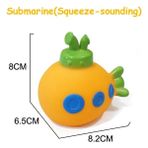 Pengfu Shop No.11 Stili Bebek Banyo Oyuncak Yüzme Su Oyuncakları Karikatür Yumuşak Kauçuk Araba Tekne Uçak Şamandıra Squeeze Ses Su Sprey Çocuklar Su Oyun Oyuncaklar Hediyeler (Yurt Dışından) - Renkli