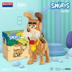 Pengfu Shop NO.18352 Stili Kutu Yok Karikatür Şirinler Mini Bloklar Küçük Tuğlalar Anime Yapı Koleksiyonu Oyuncak Juguetes Müzayede Figürü Çocuklar Hediyeler Kız Mevcut Doğum Günü (Yurt Dışından)