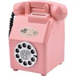Pengfu Shop Pembe Tarzı Retro Sevimli Telefon Kumbara Ev Dekorasyonu Yaratıcı Çocuk Tasarruf Oyuncaklar Arkadaşlar Çocuklar Için Hediye (Yurt Dışından) - Renkli