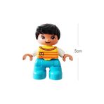 Pengfu Shop S04 Küçük Çocuk Stili Büyük Boy Yapı Taşları Uyumlu Büyük Tuğla Şekil Aile Evi Yatak Açık Kamp Çocuk Çocuk Eğitici Yaratıcı Oyuncaklar (Yurt Dışından)